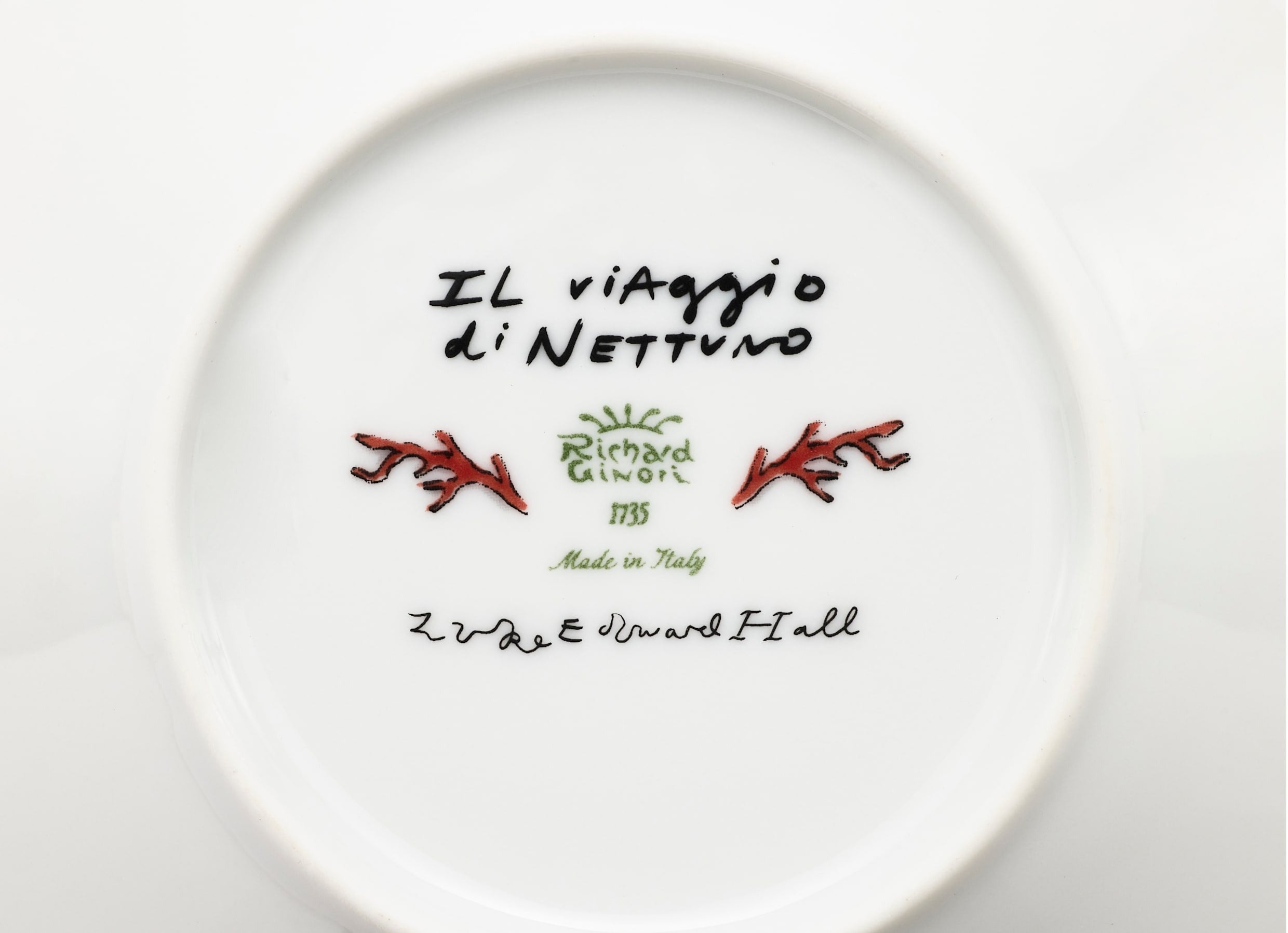 IL VIAGGIO DI NETTUNO - LUNA SET 2 TAZZE CON PIATTO TE` PZ 4