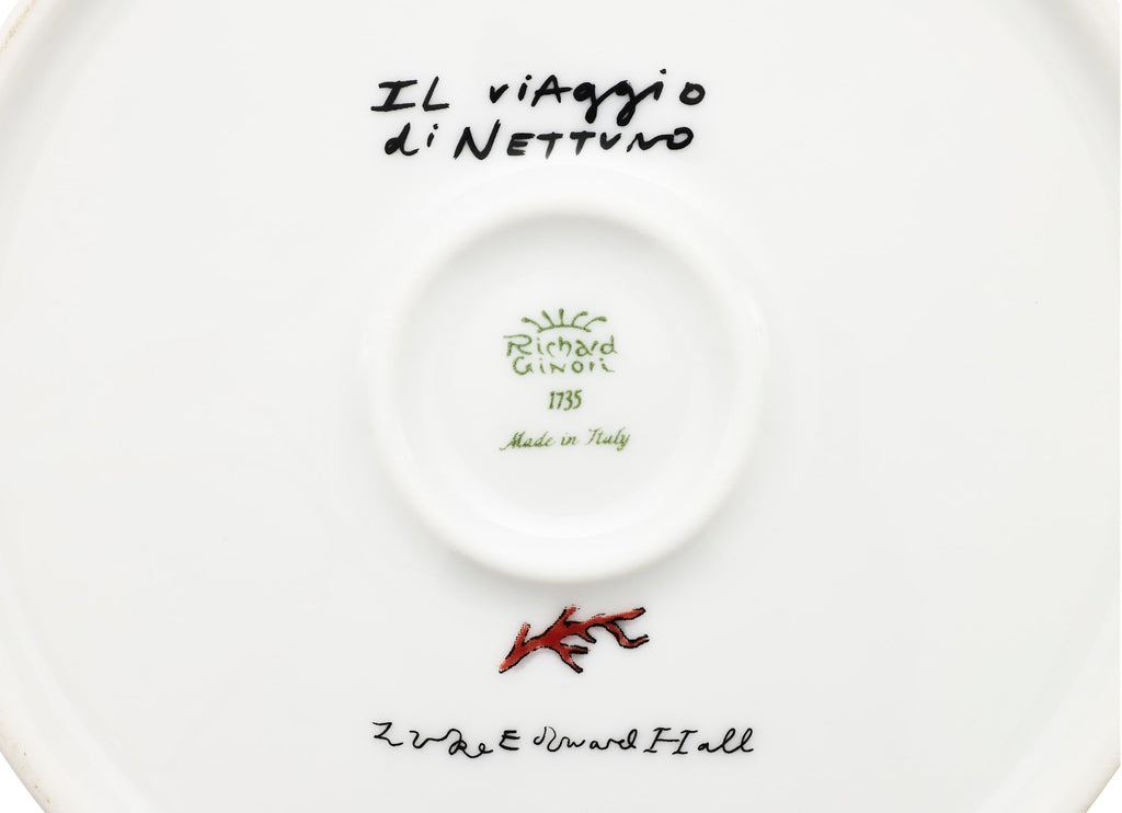 IL VIAGGIO DI NETTUNO - OGGETTI SCATOLA ROTONDA CON COPERCHIO CM 13