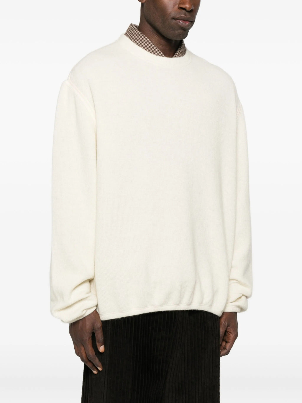 CUT KNIT CREWNECK