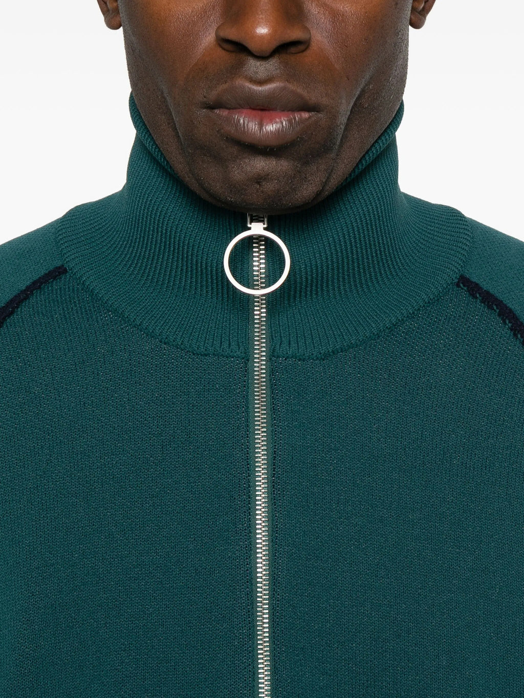 FULL ZIP RAGLAN SWEATER