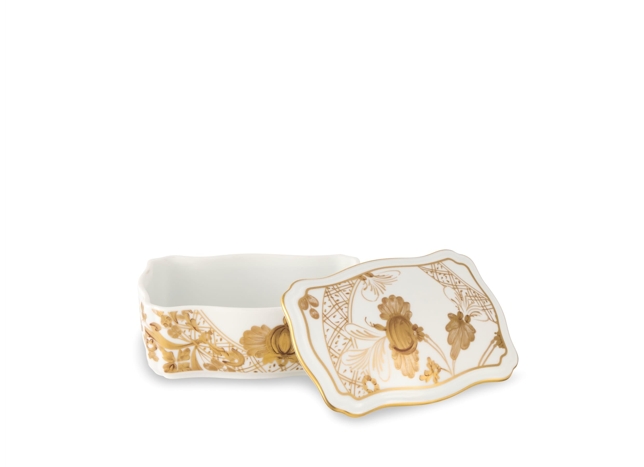 ORIENTE ITALIANO - OGGETTI SCATOLA RETTANGOLARE CON COPERCHIO CM 14,5X9,5