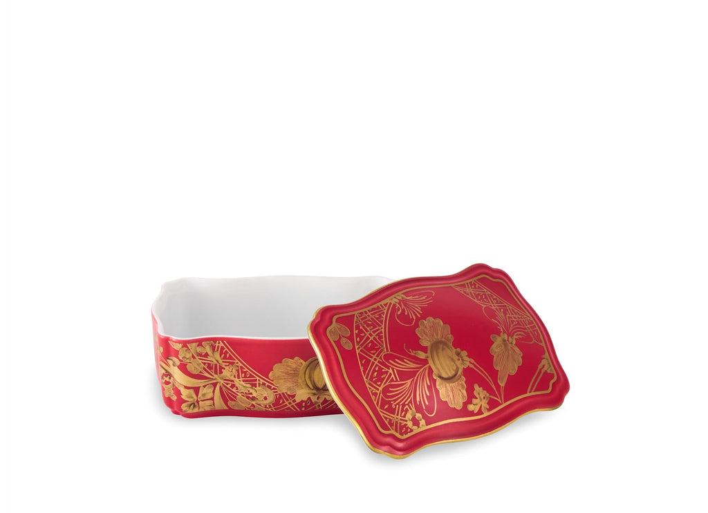 ORIENTE ITALIANO - OGGETTI SCATOLA RETTANGOLARE CON COPERCHIO CM 14,5X9,5