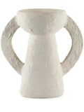 VASE 01 L WHITE EARTH