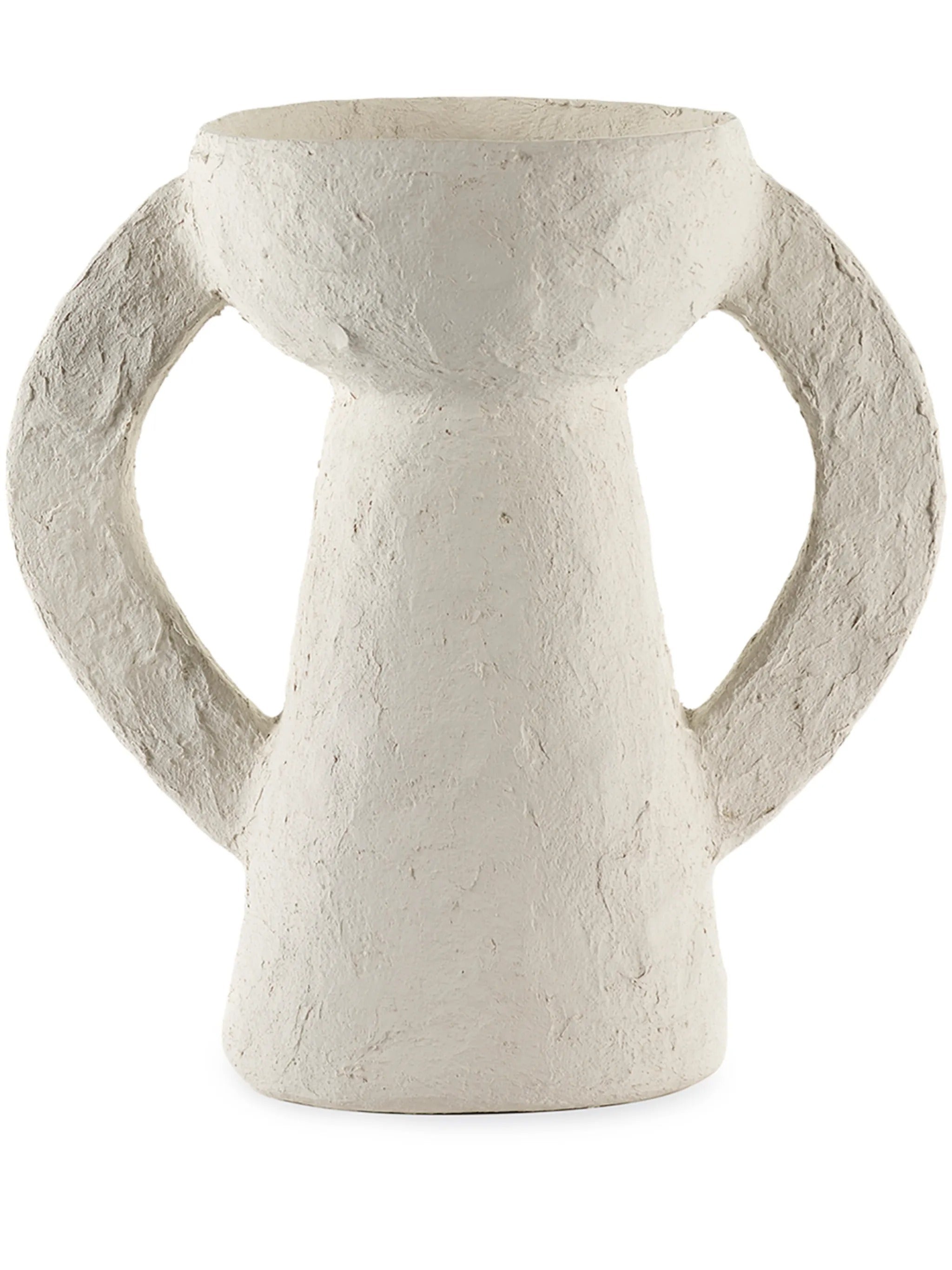 VASE 01 L WHITE EARTH