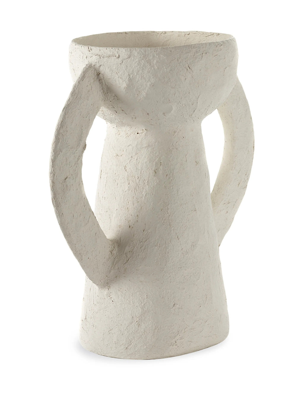 VASE 01 L WHITE EARTH