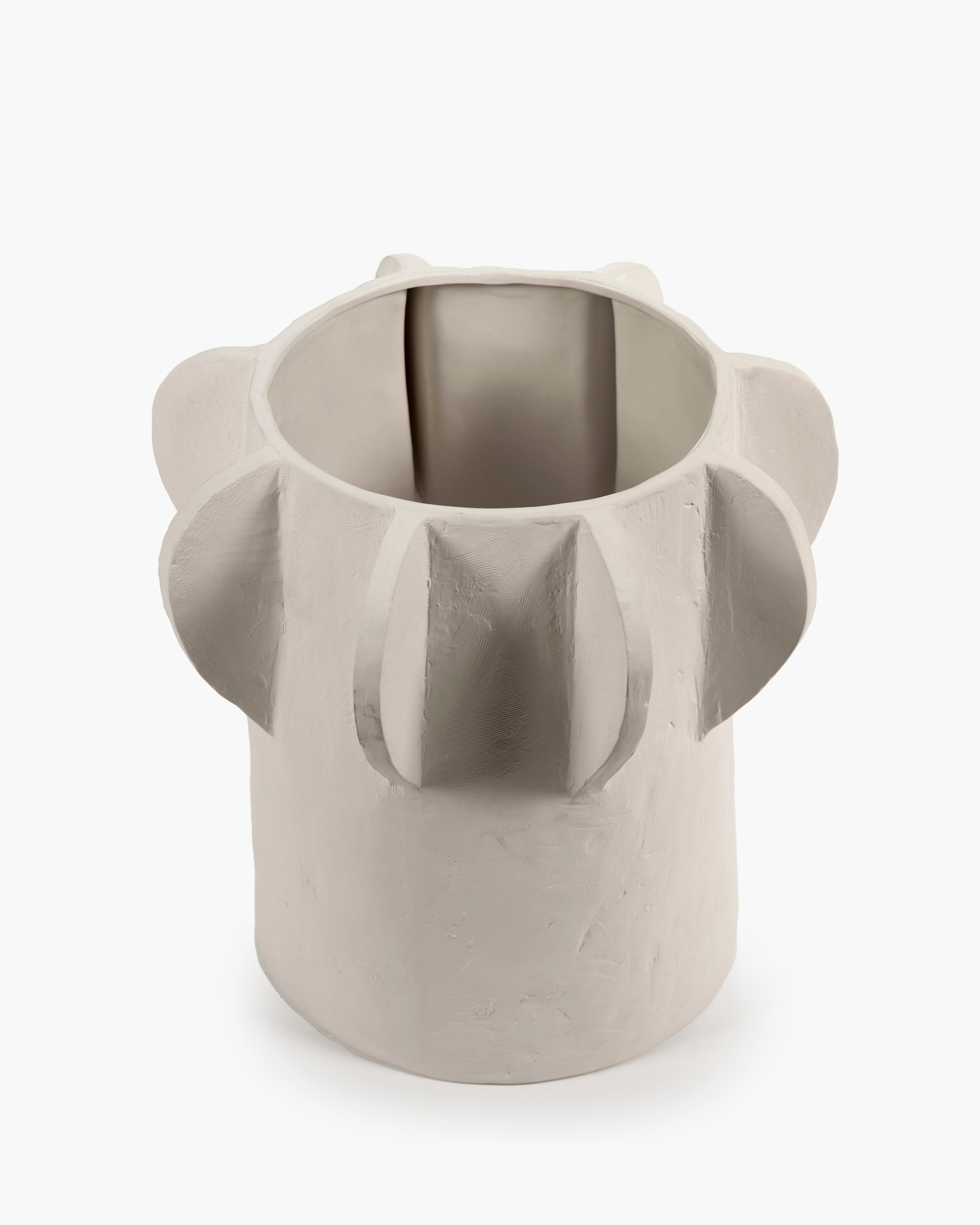 FLOWER POT 01 M BEIGE MOLLY