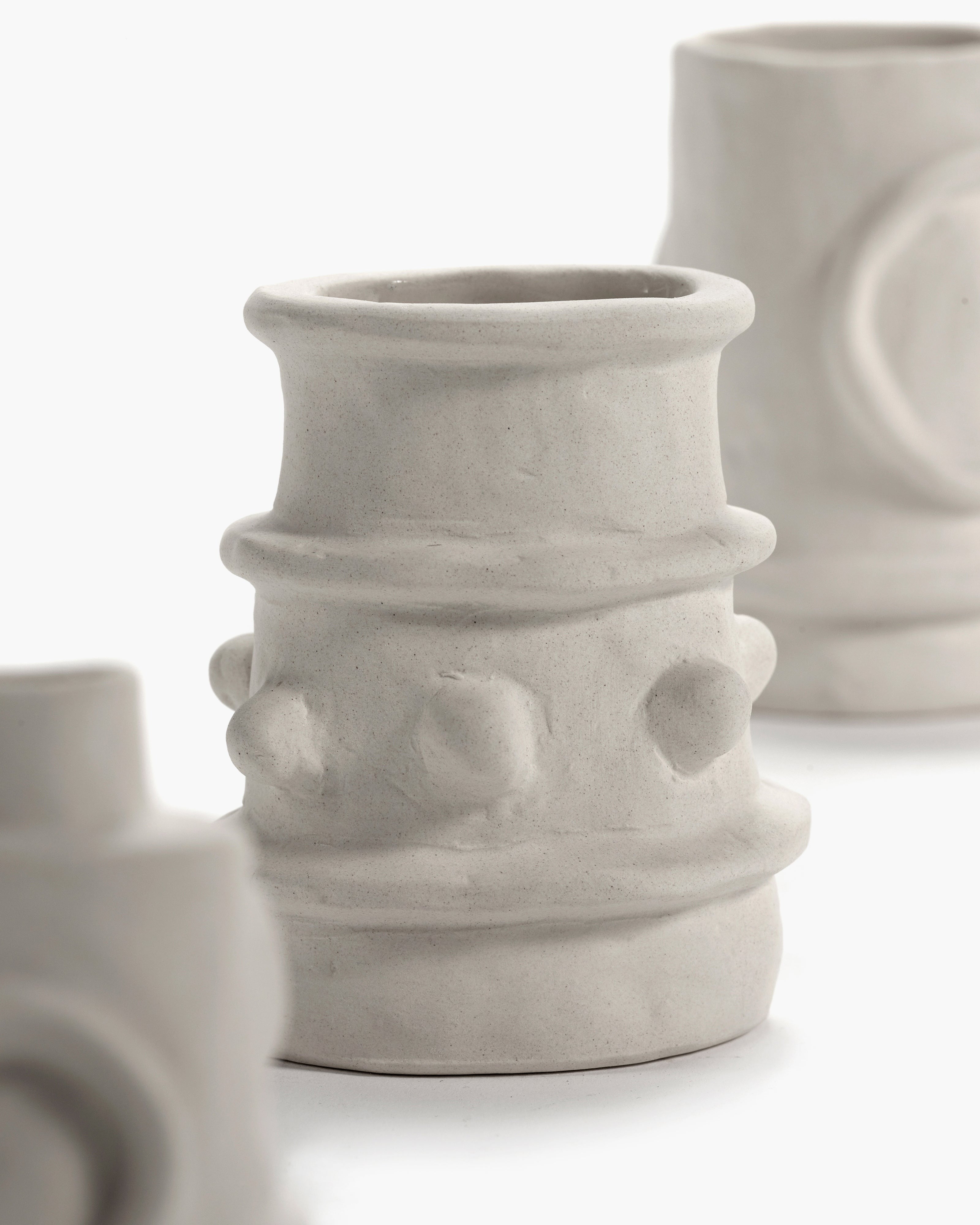 VASE ASS/6 BEIGE MOLLY (SET 6 PZ)