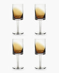 WHITE WINE GLASS AMBER ZUMA (SET 4 PZ)