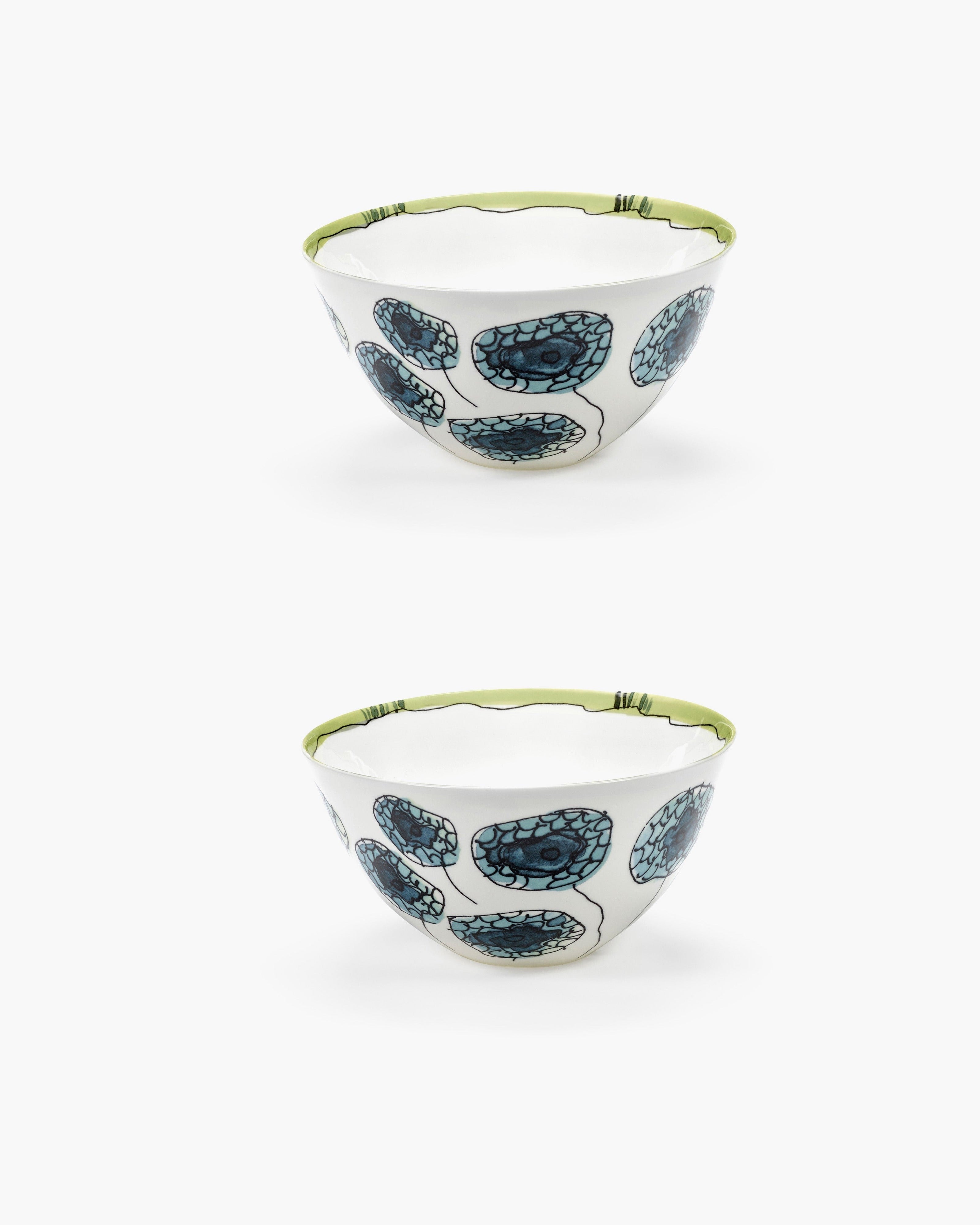BOWL L ANEMONE VANIGLIA MF (SET 2 PZ)
