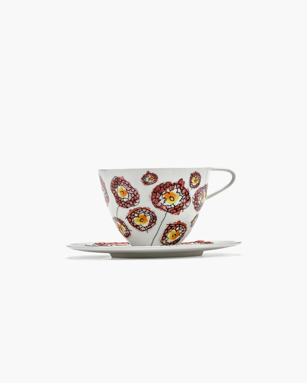 CAPPUCCINO CUP + SAUCER ANEMONE MILK MF (SET 2 PZ)