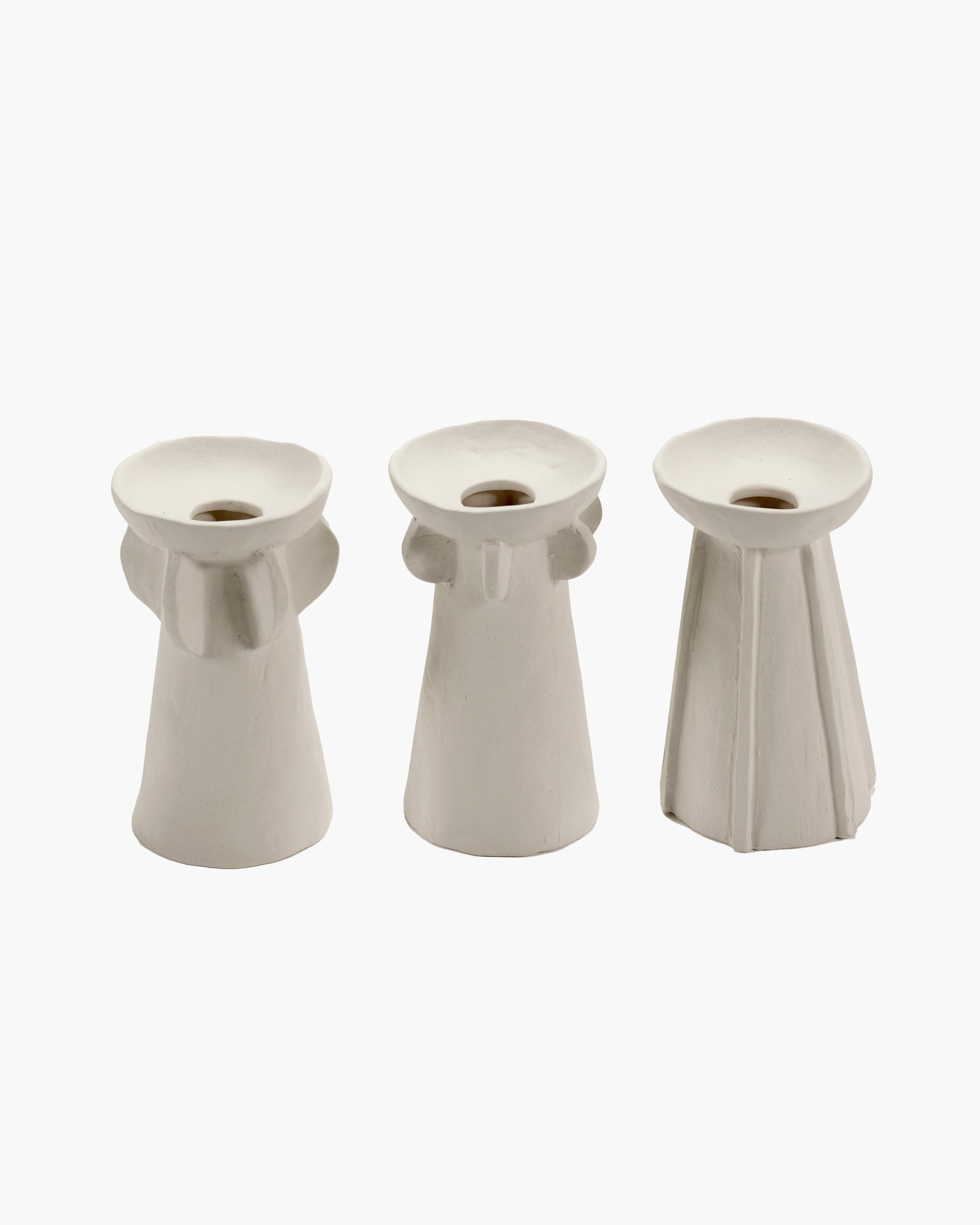 VASE ASS/3 BEIGE MOLLY (SET 3 PZ)