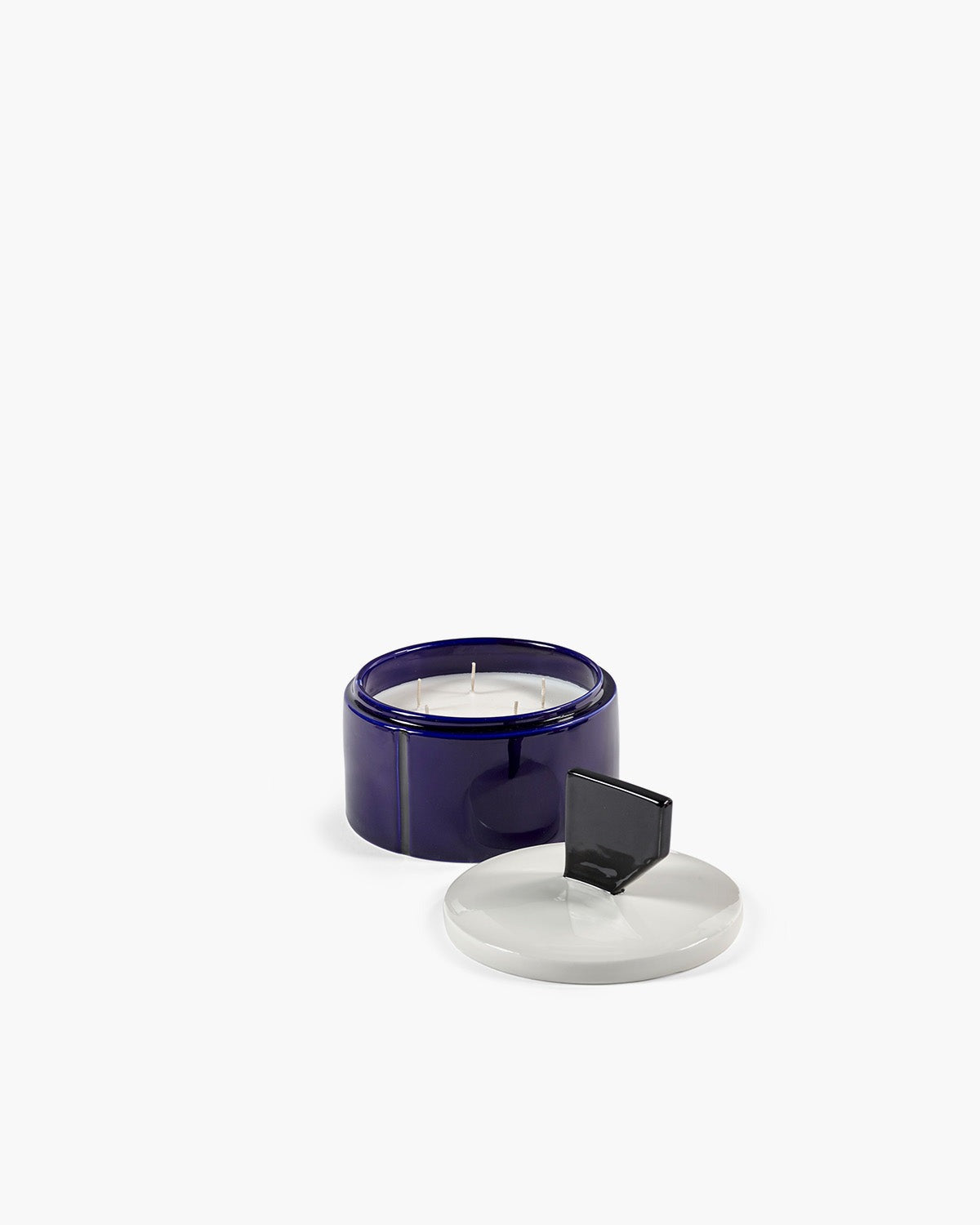 SCENTED CANDLE L BLUE BLACK CANDELA 01