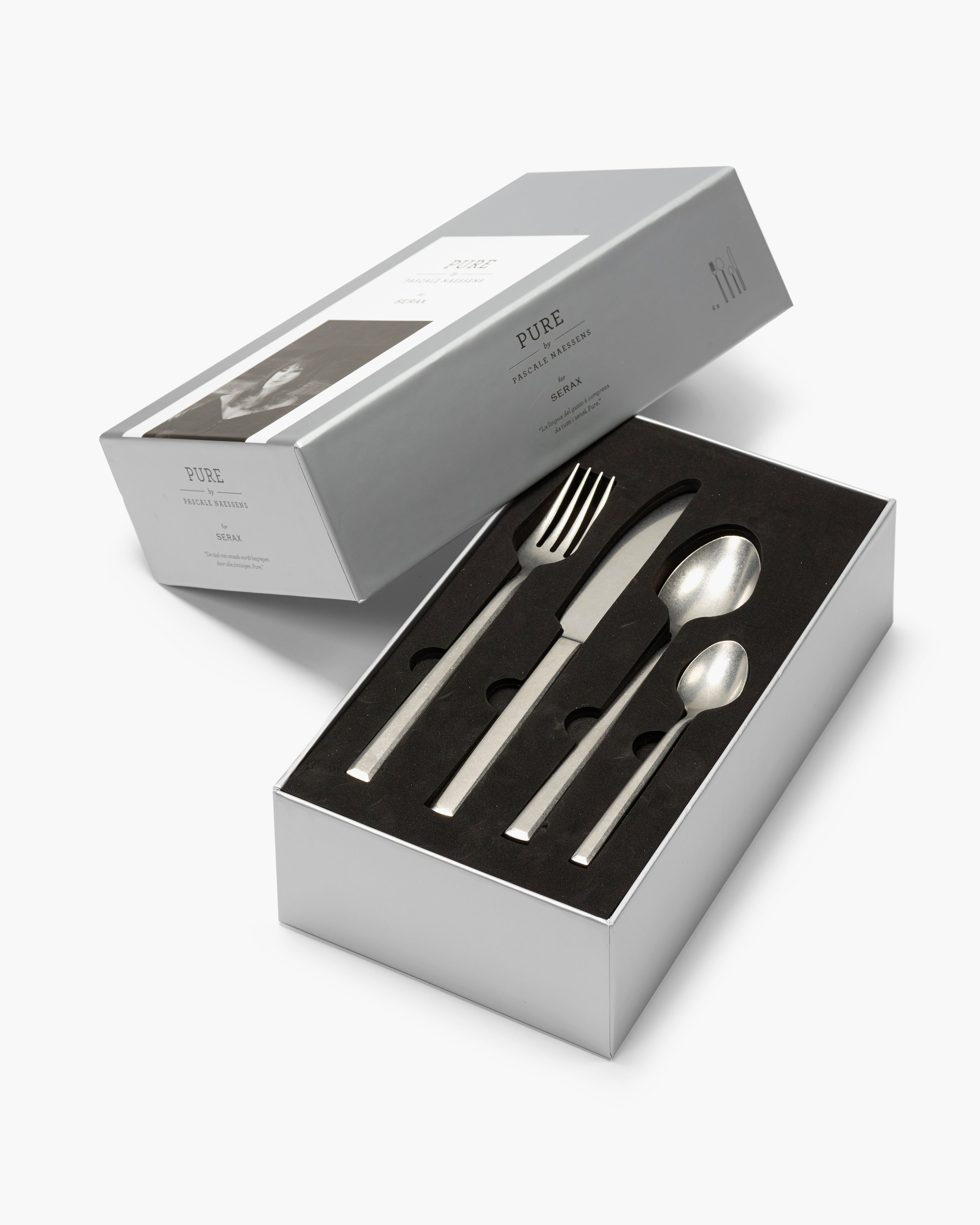 GIFTBOX CUTLERY SET 24 PC PURE