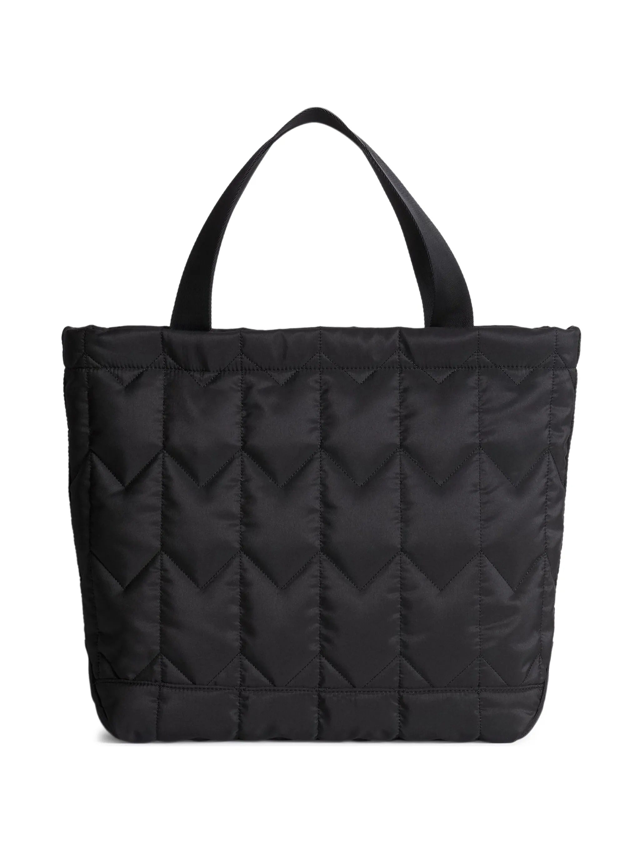 CHEVRON QUILTED LARGE TOTE
