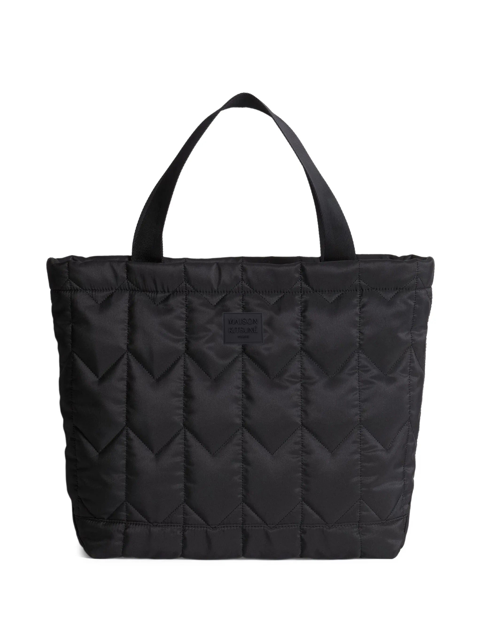 CHEVRON QUILTED LARGE TOTE