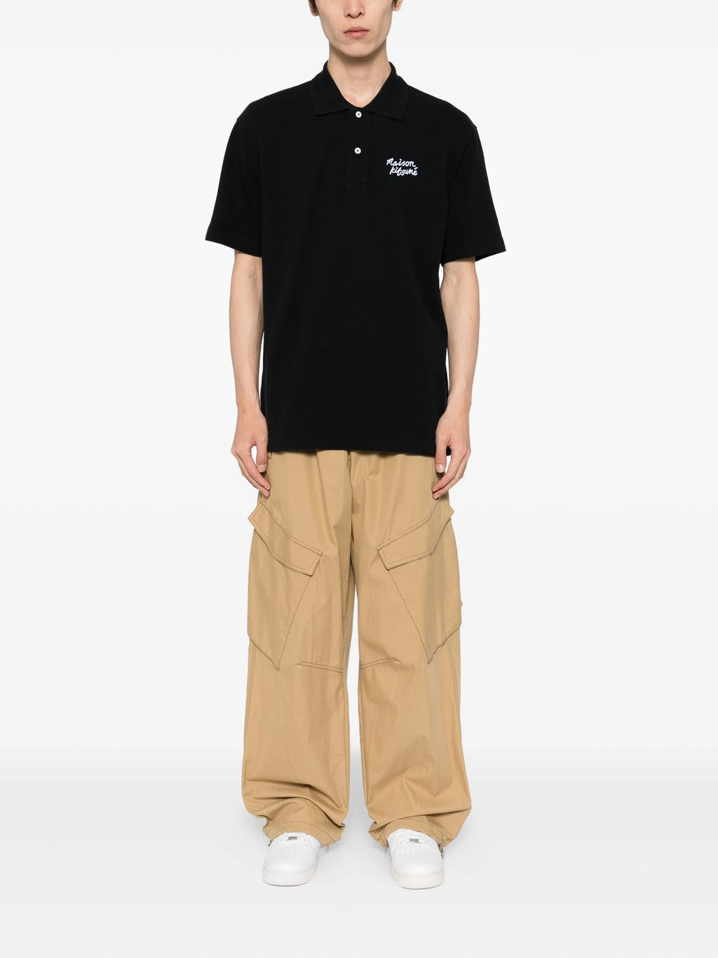 MAISON KITSUNÉ HANDWRITING COMFORT POLO