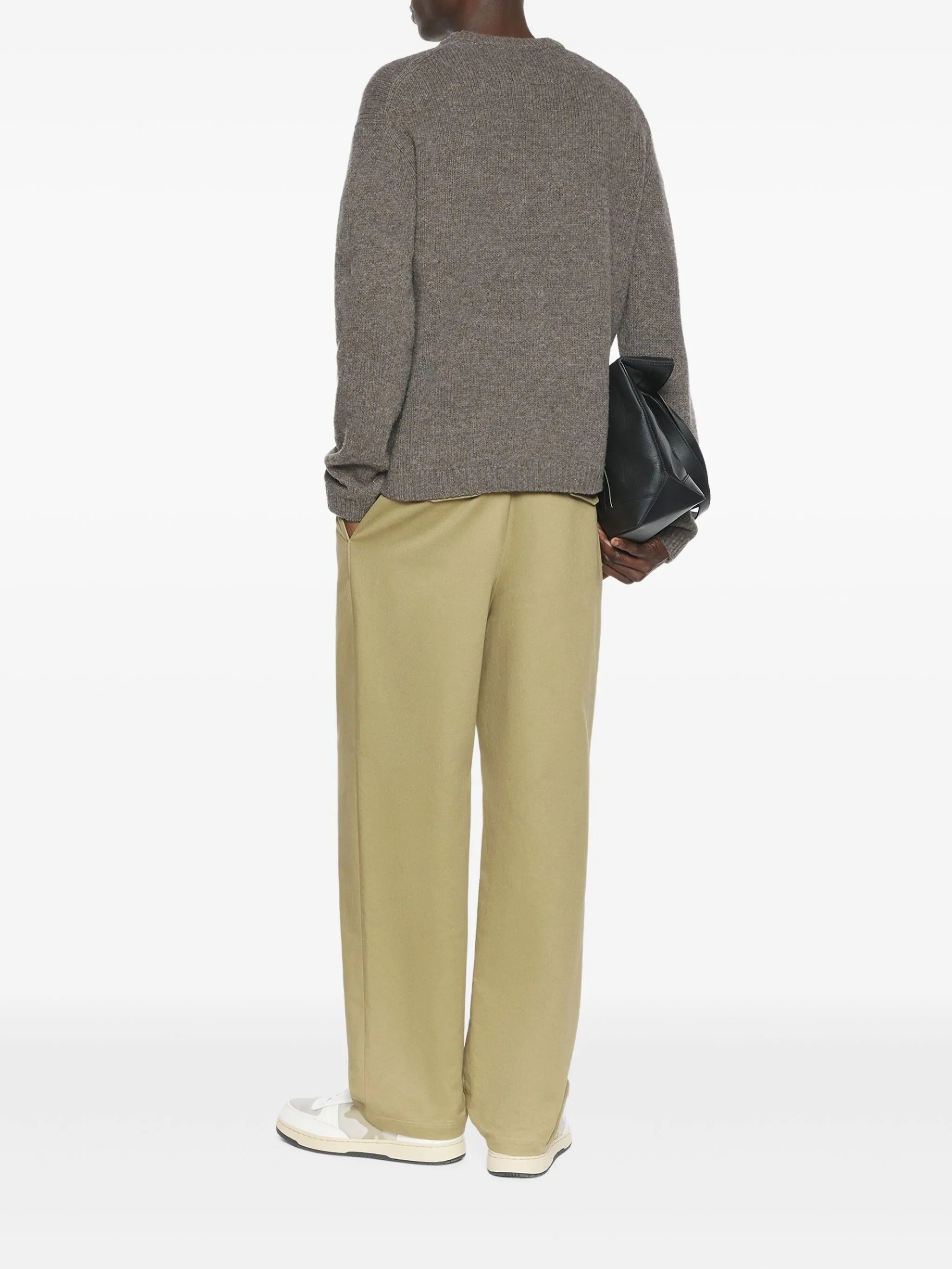 DRESSED FOX INTARSIA WOOL JUMPER