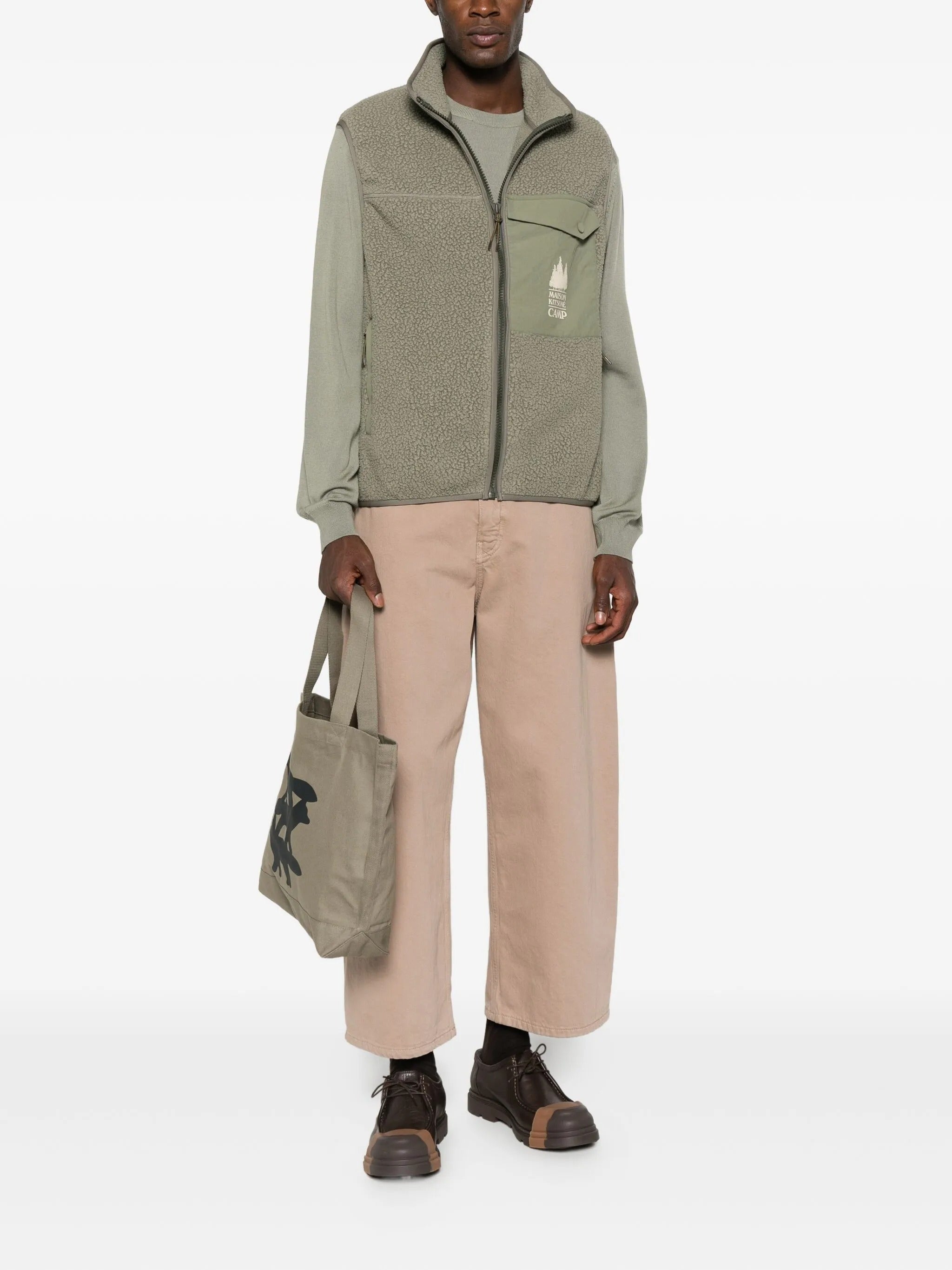 CASUAL FLEECE SLEEVELESS VEST