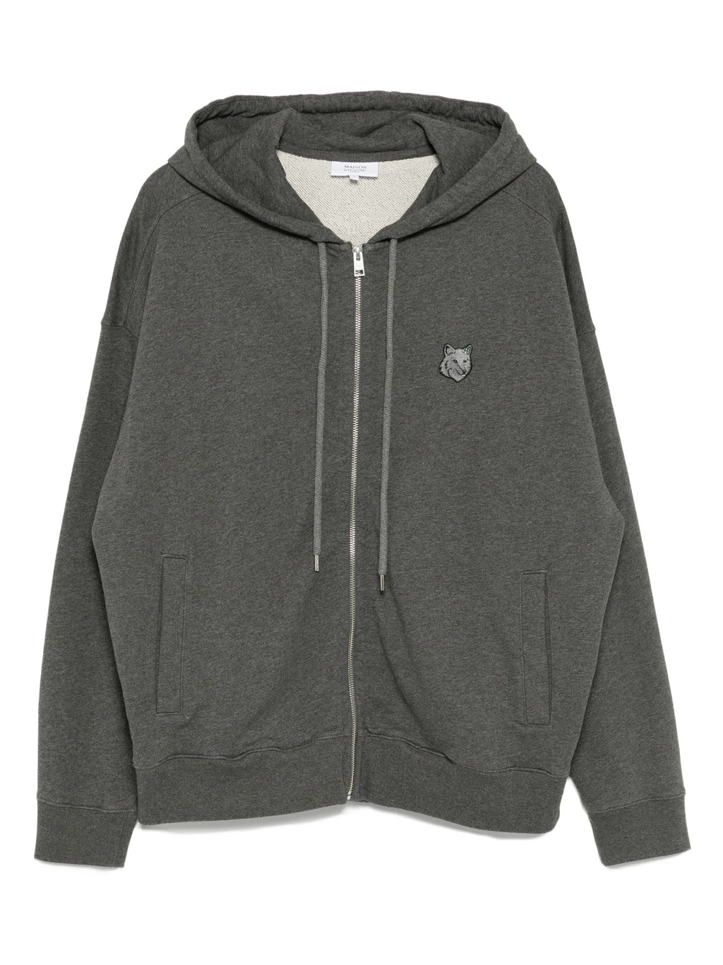 FOX HEAD ZIPPED OVERSIZE HOODIE