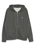 FOX HEAD ZIPPED OVERSIZE HOODIE
