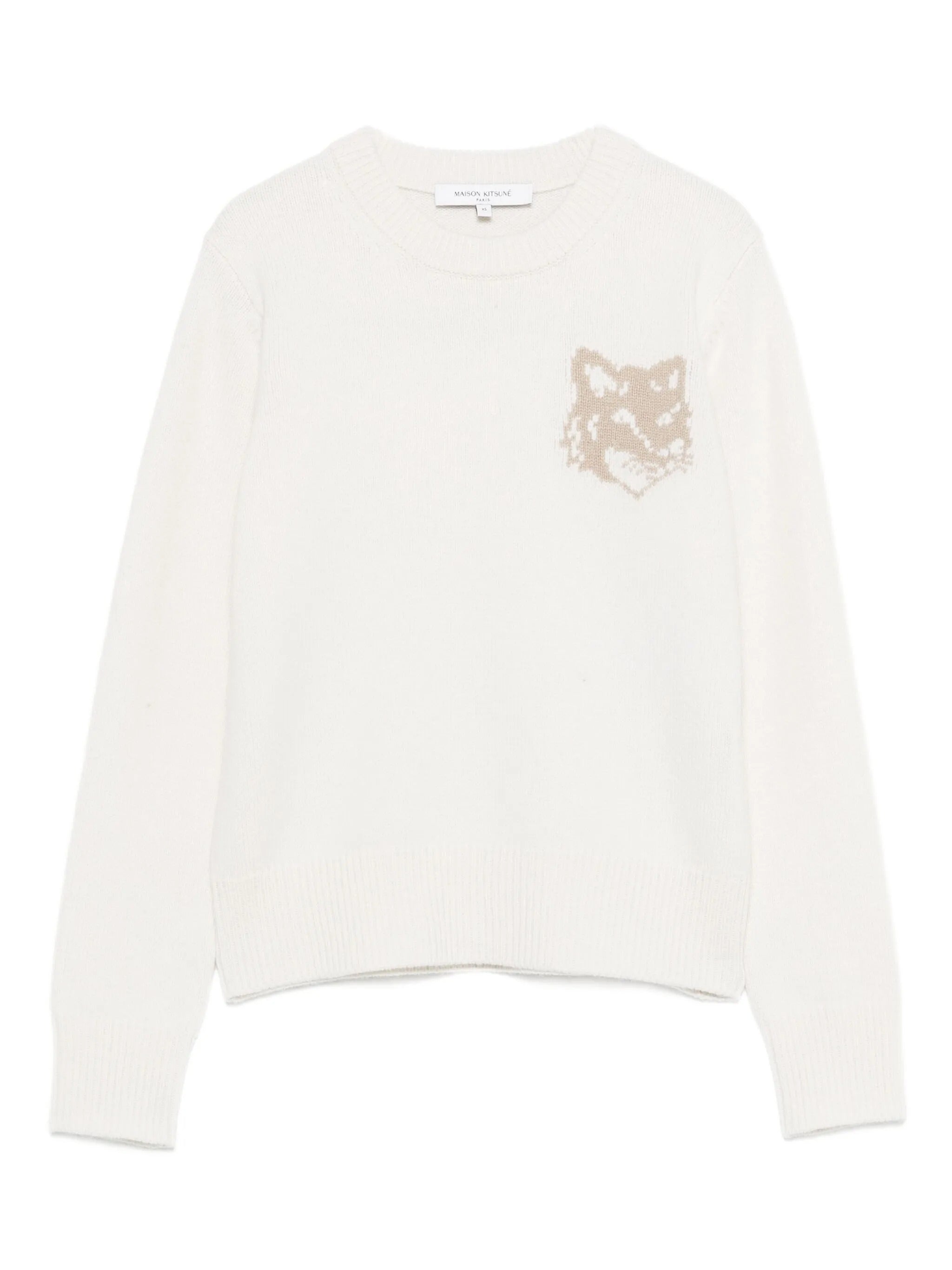 FOX HEAD INTARSIA MERINO JUMPER