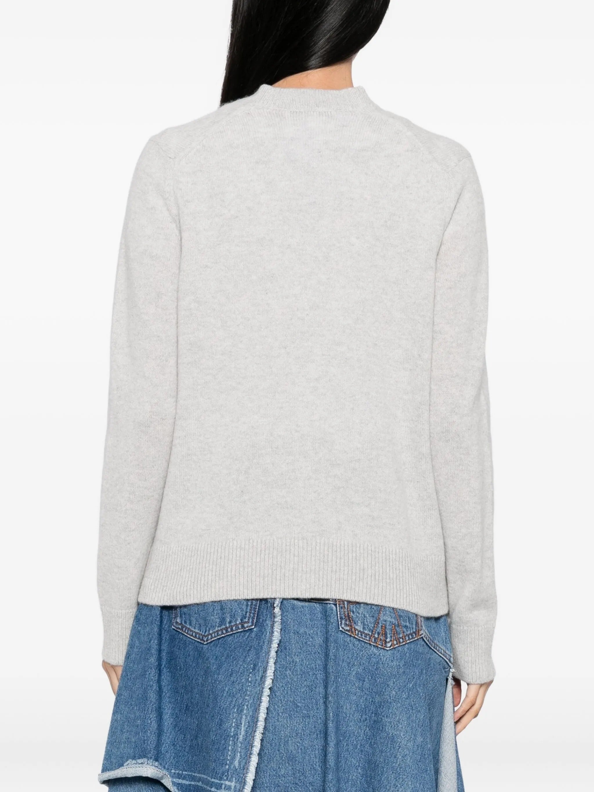 BABY FOX LAMBSWOOL BOXY CARDIGAN