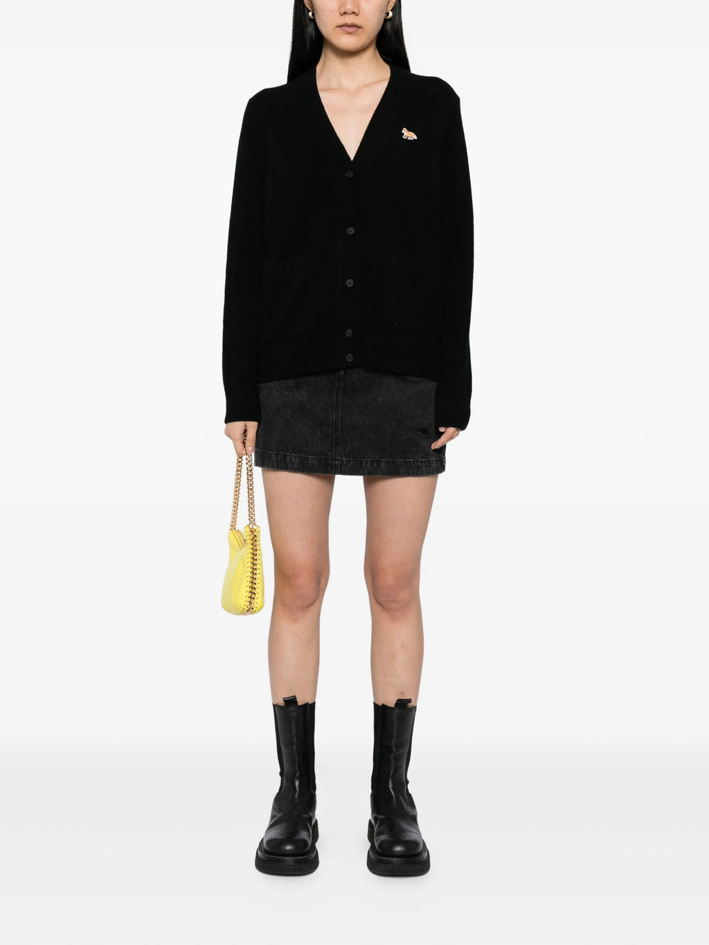 BABY FOX MERINO REGULAR CARDIGAN