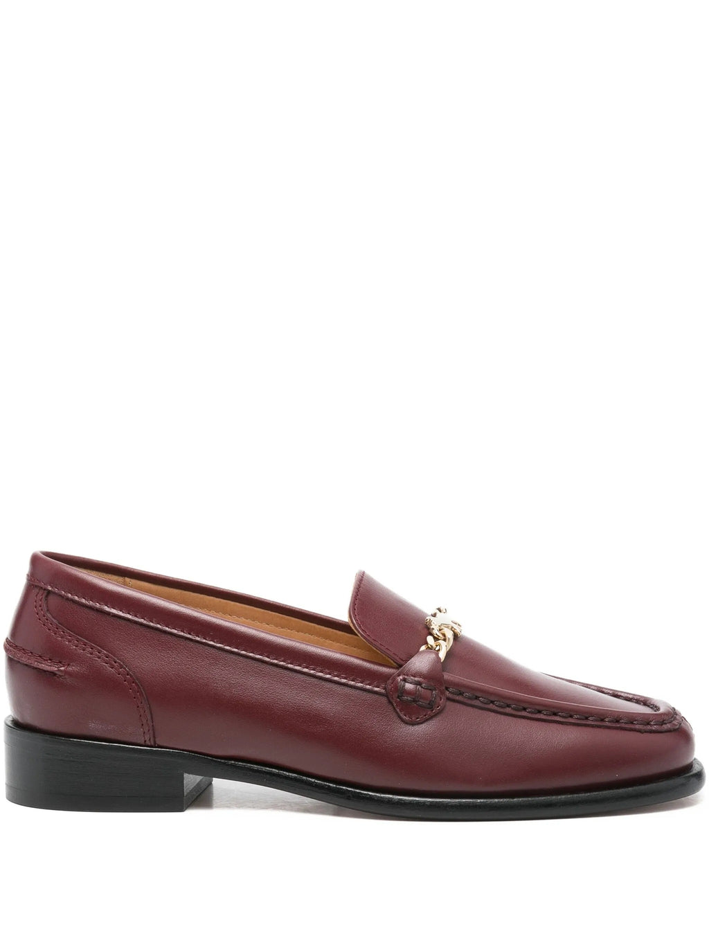 PROFILE FOX LEATHER LOAFERS