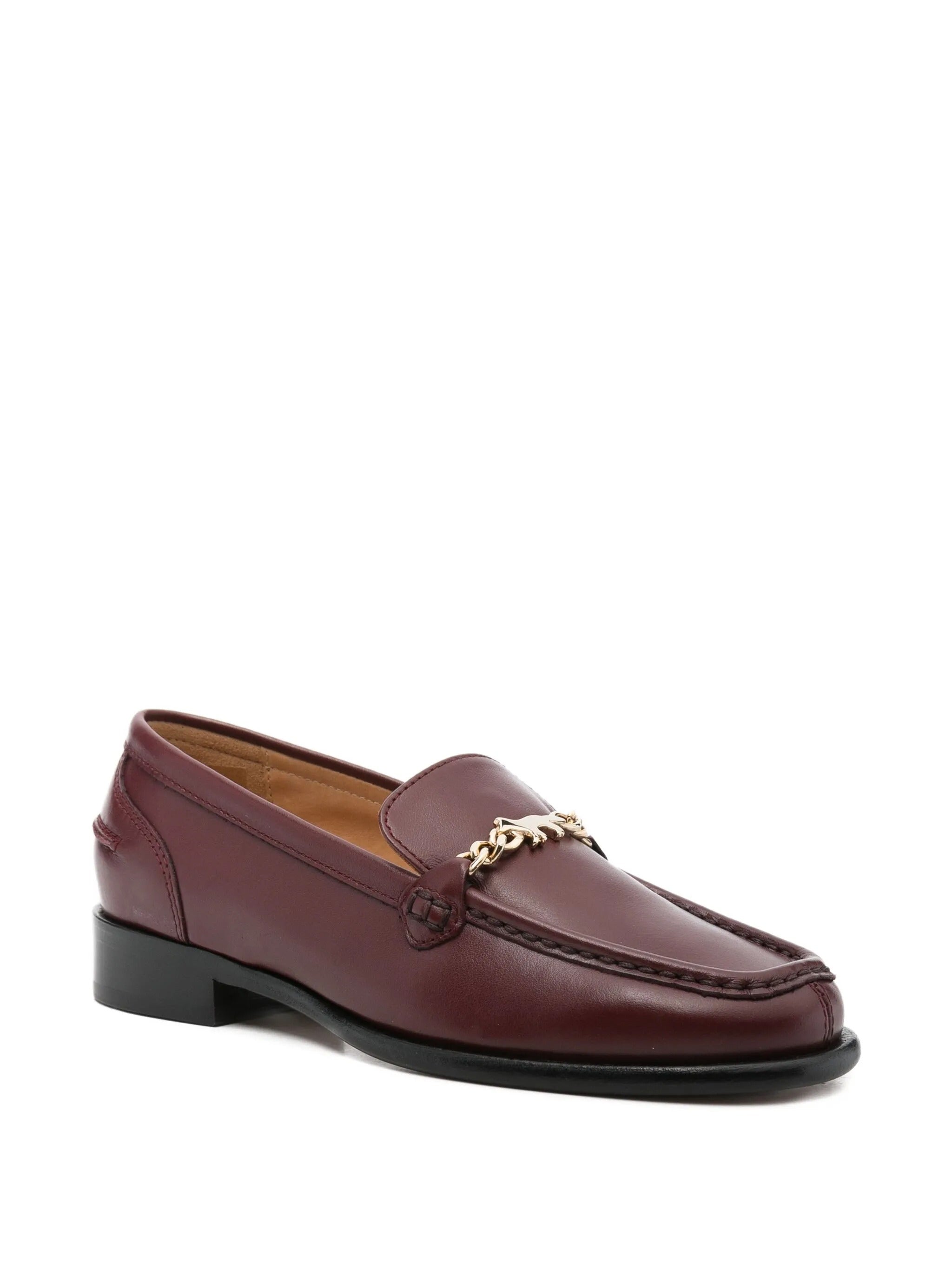 PROFILE FOX LEATHER LOAFERS