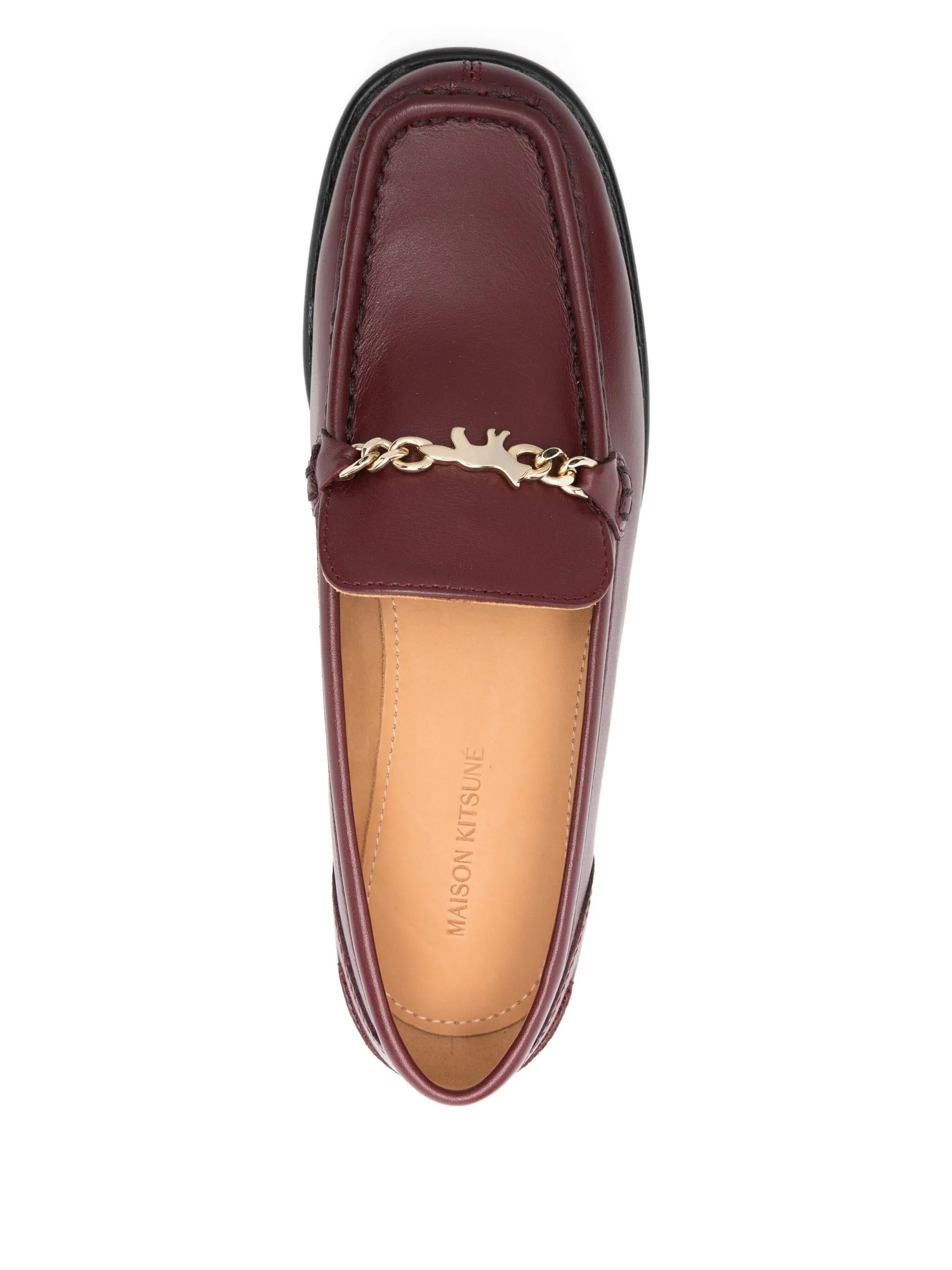PROFILE FOX LEATHER LOAFERS