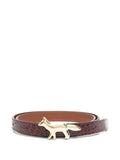 PROFILE FOX LEATHER BELT