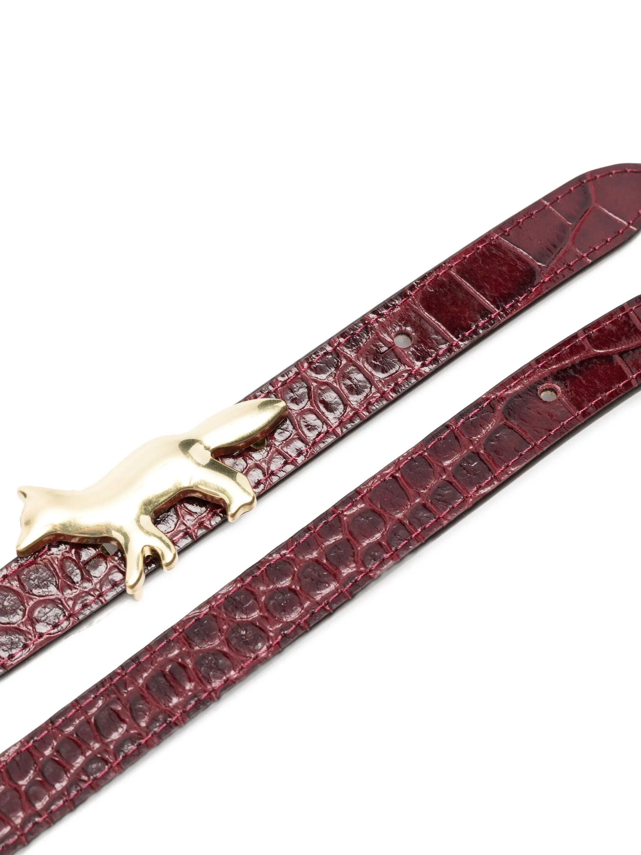 PROFILE FOX LEATHER BELT