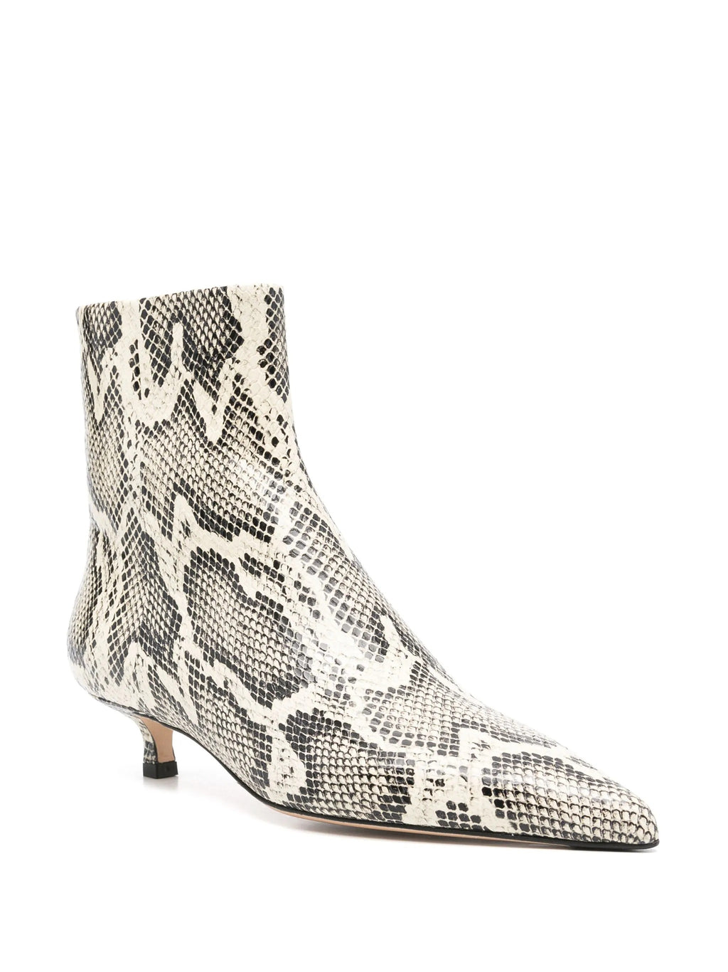 SOFIE SNAKE PRINT CALF LEATHER CREAMY