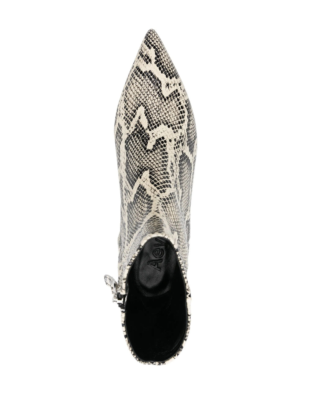 SOFIE SNAKE PRINT CALF LEATHER CREAMY