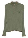 FISSURE ZIP UP RIB L/S TEE