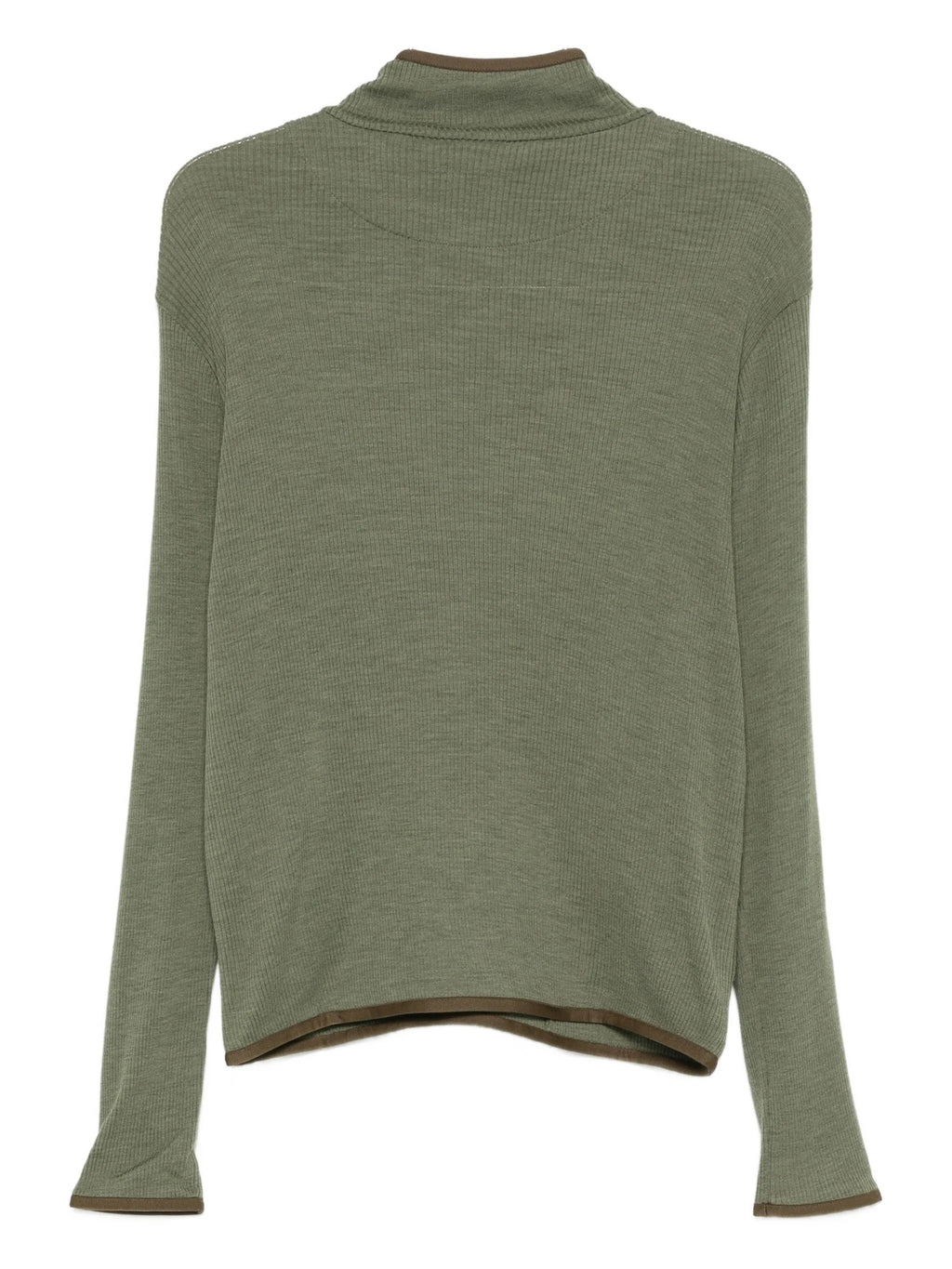 FISSURE ZIP UP RIB L/S TEE