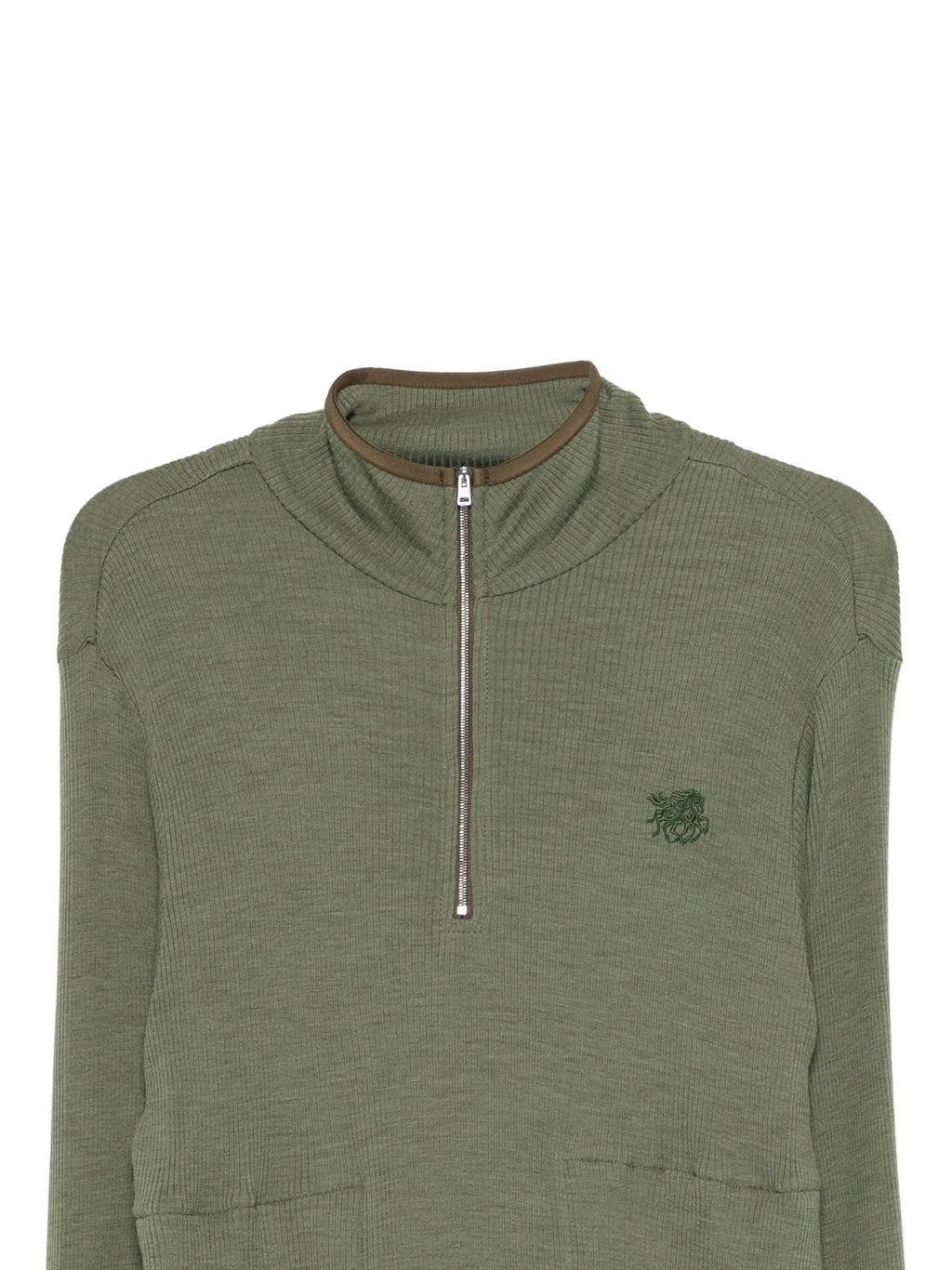 FISSURE ZIP UP RIB L/S TEE