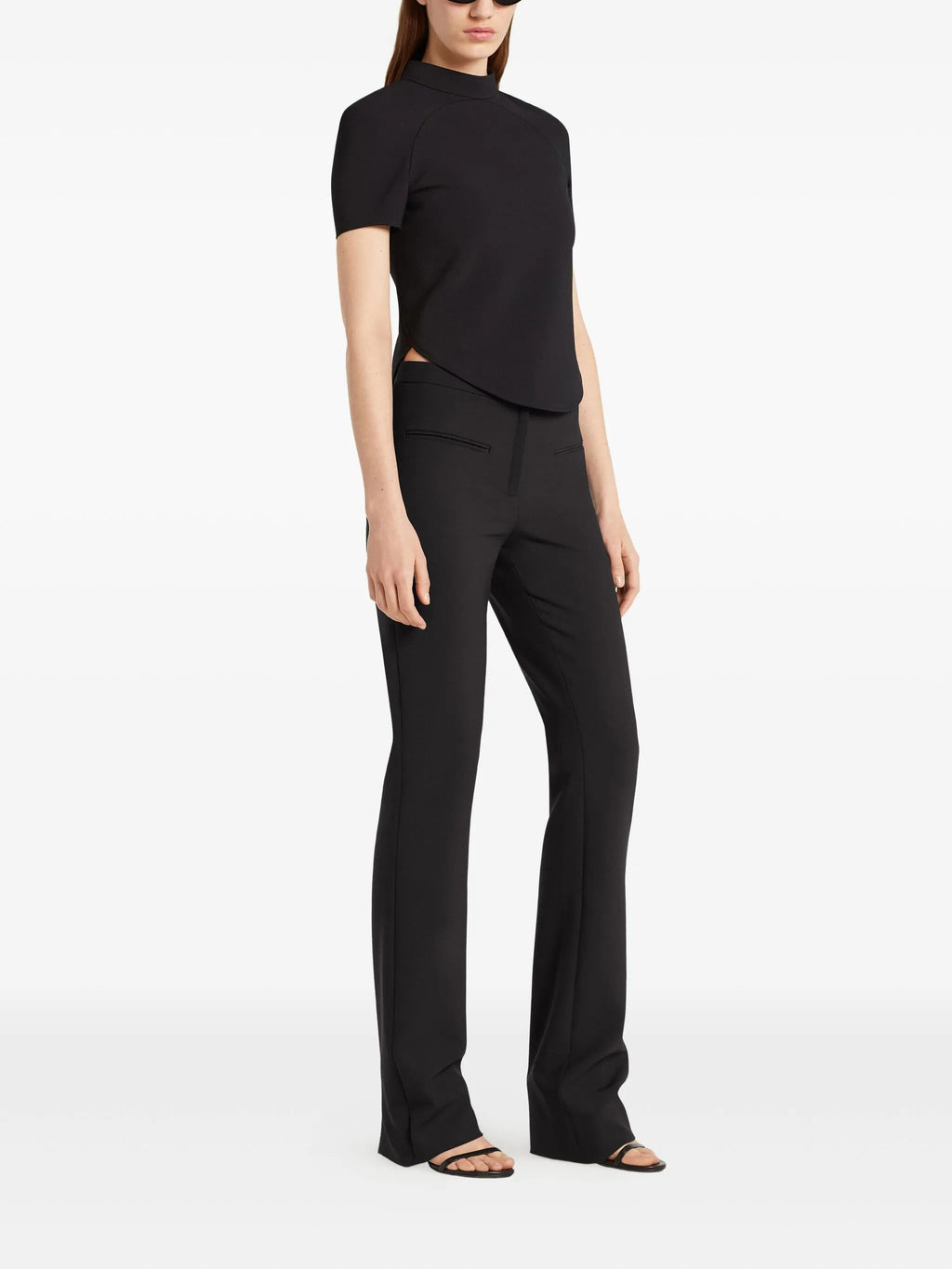 CIRCLE HERITAGE CREPE TOP