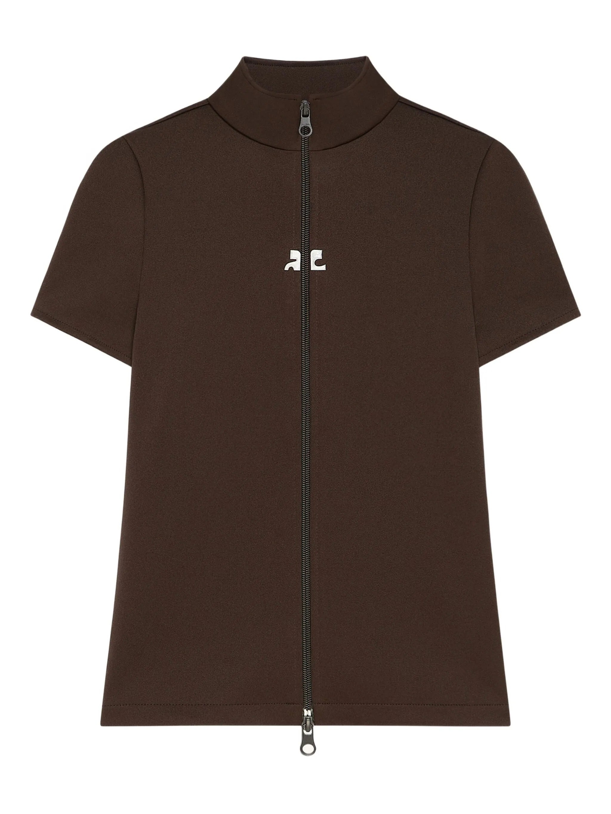 INTERLOCK ZIPPED TOP