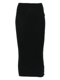 MULTI SNAP LIGHT RIB SKIRT