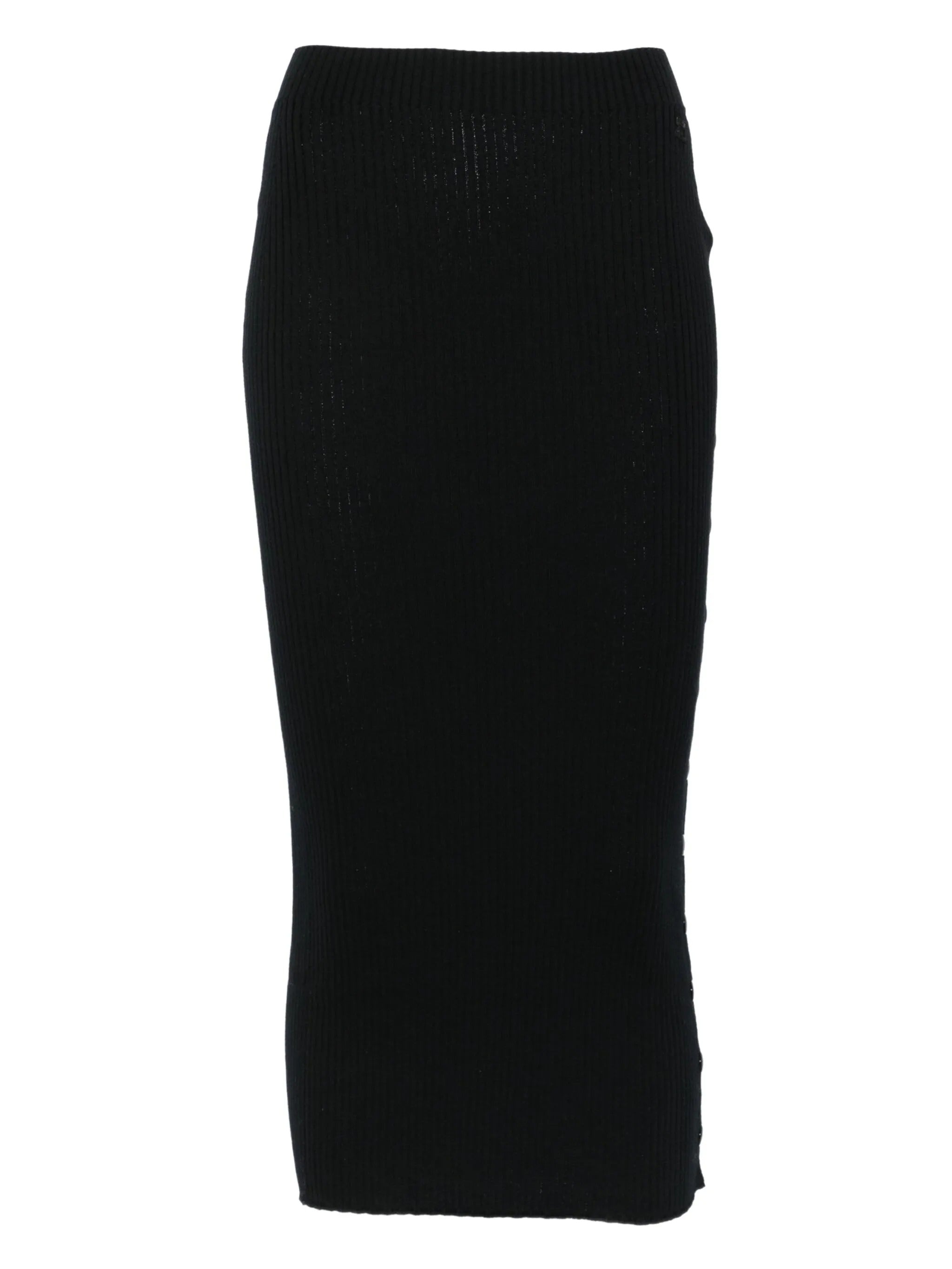 MULTI SNAP LIGHT RIB SKIRT