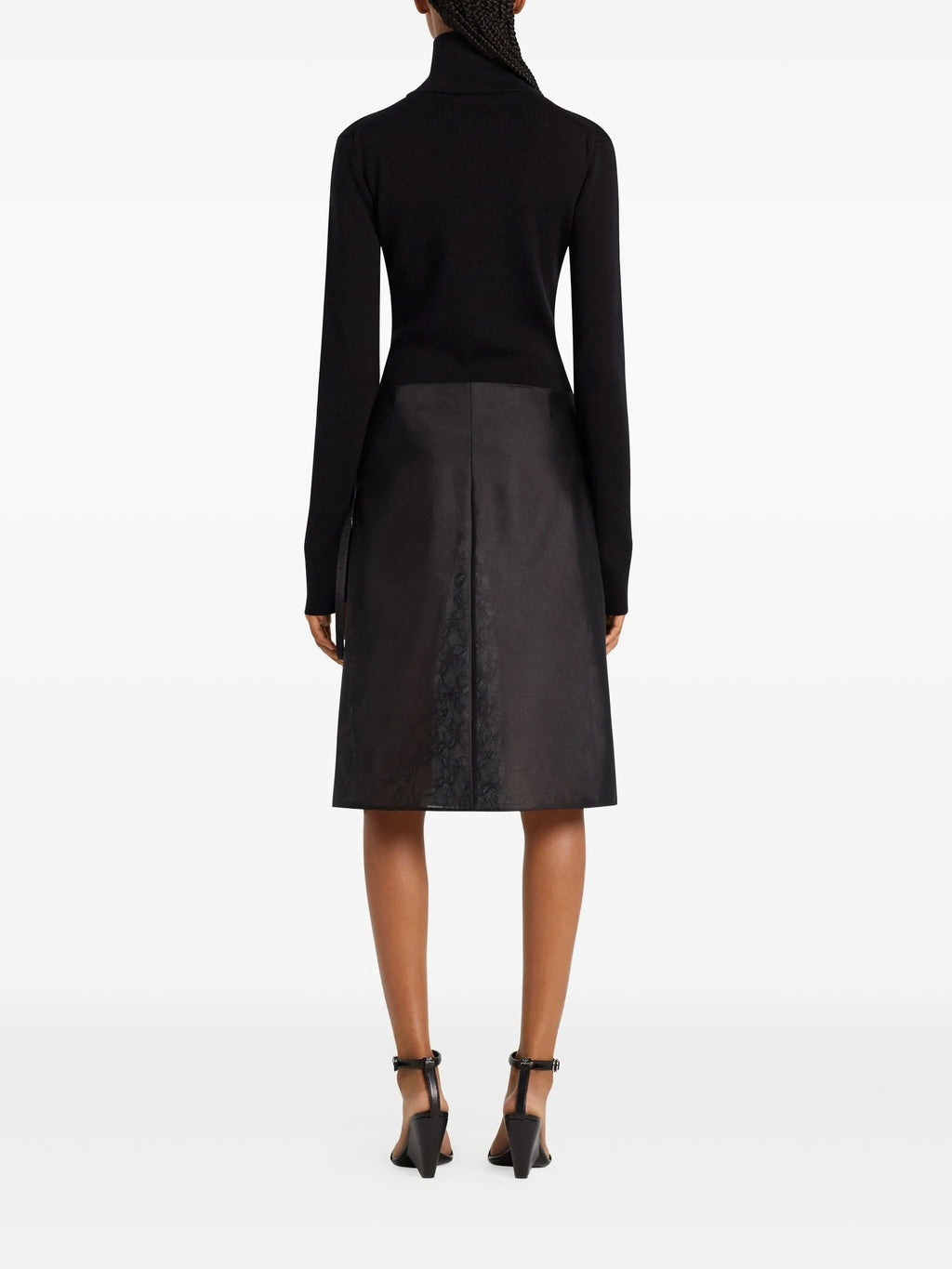 ZIPPED MOCKNECK SWEATER