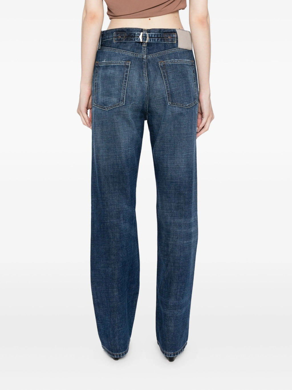 STRAIGHT JEANS WITH BUCKLE