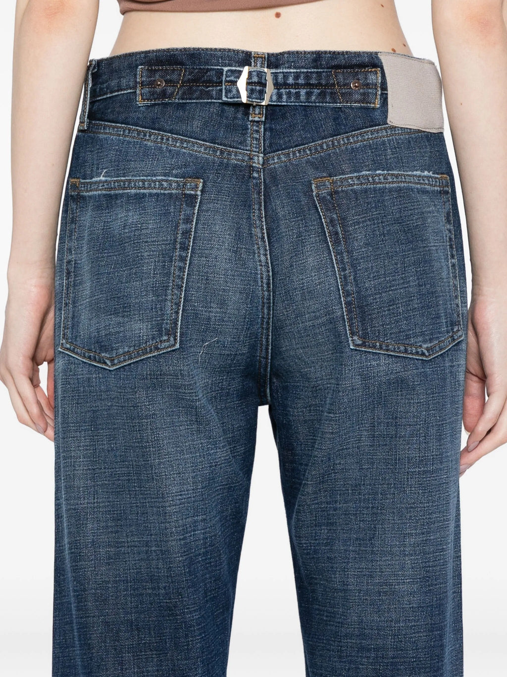 STRAIGHT JEANS WITH BUCKLE