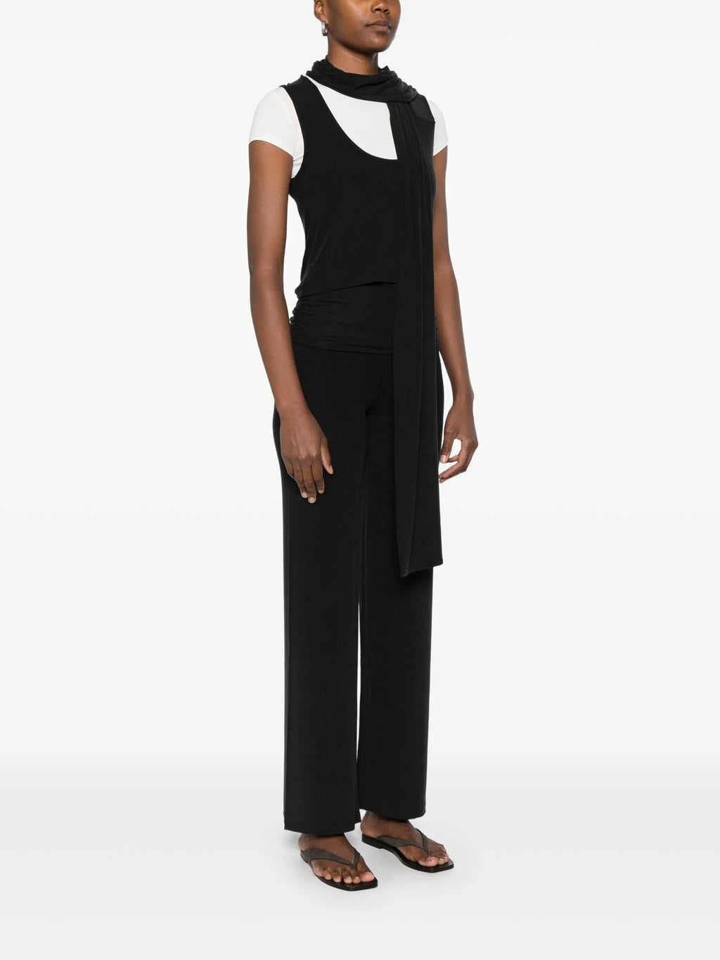 SCOOP TANK WITH SCARF