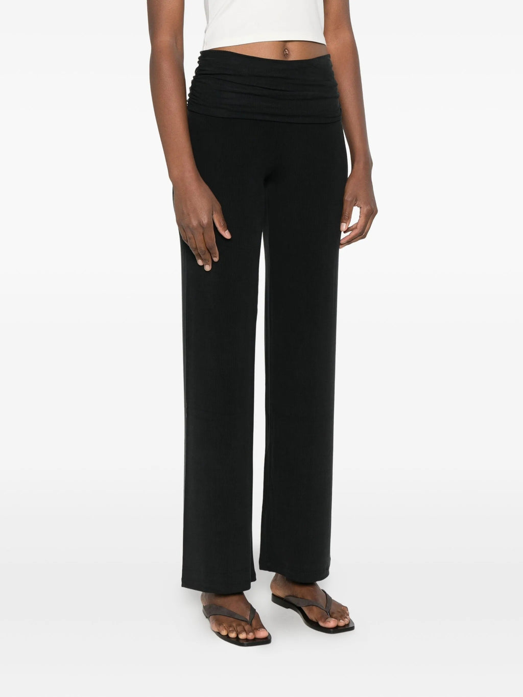 RUCHED FOLD OVER PANTS