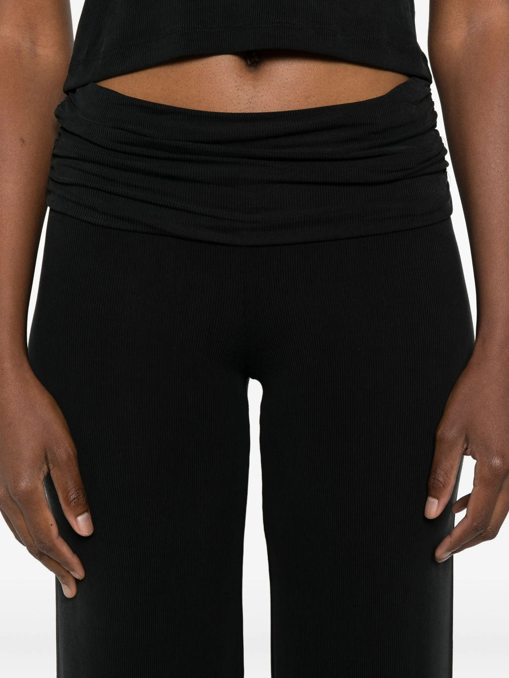 RUCHED FOLD OVER PANTS