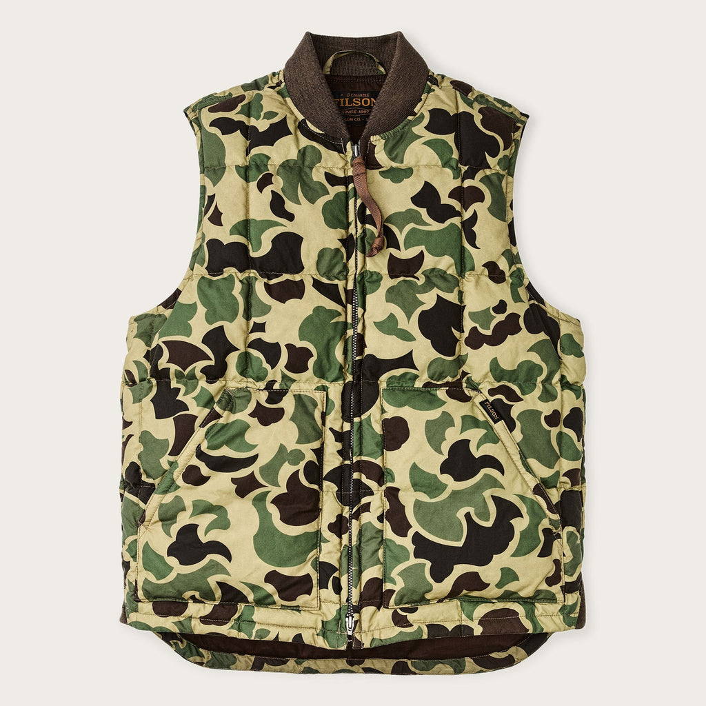 WAXED DOWN VEST