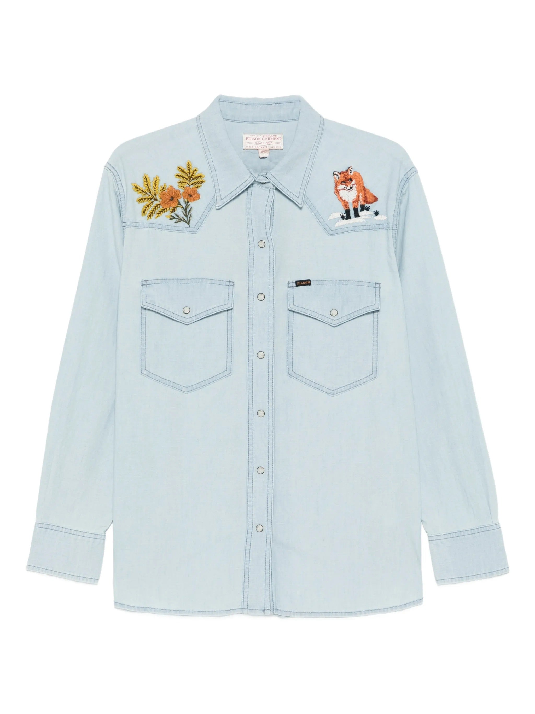 W`S EMBROIDERED WESTERN SHIRT