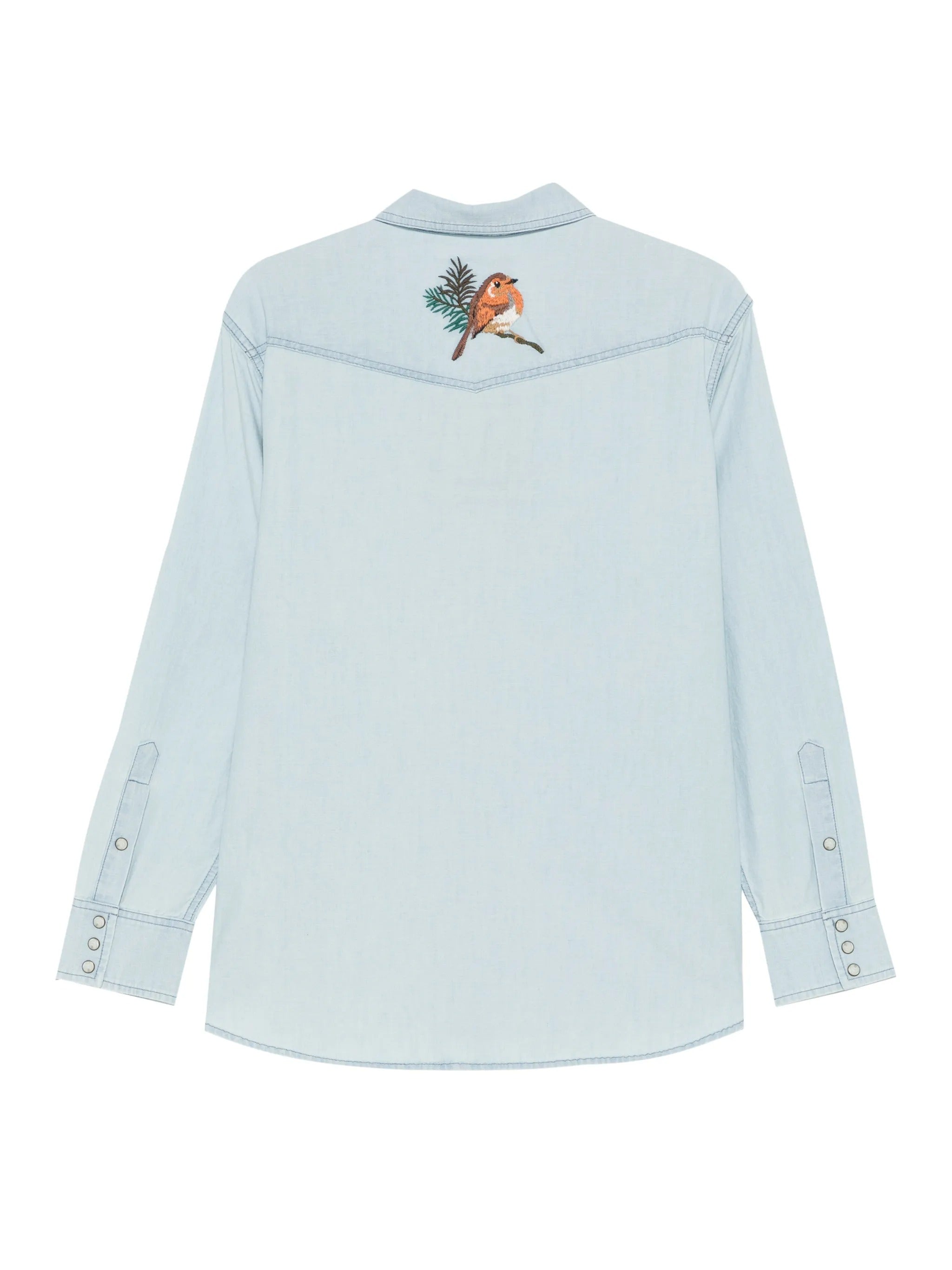W`S EMBROIDERED WESTERN SHIRT